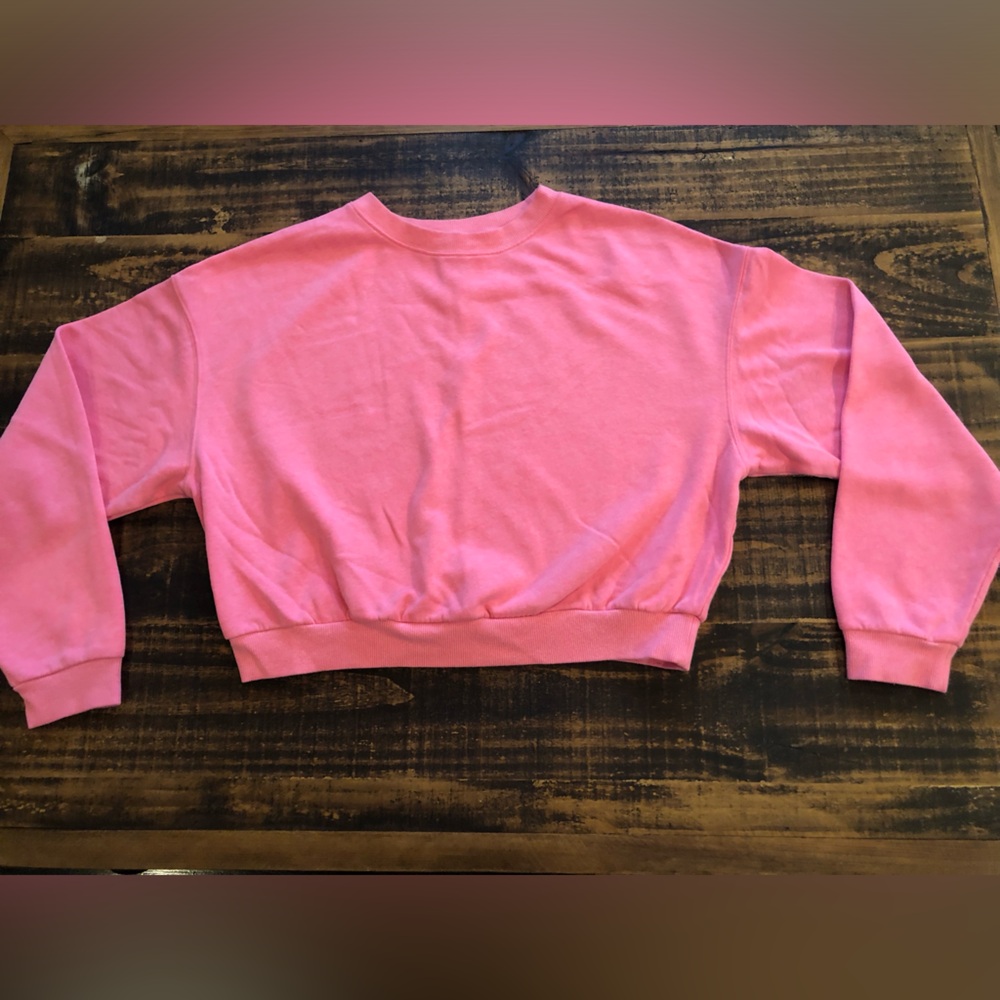 Divided Pink Casual Sweatshirt